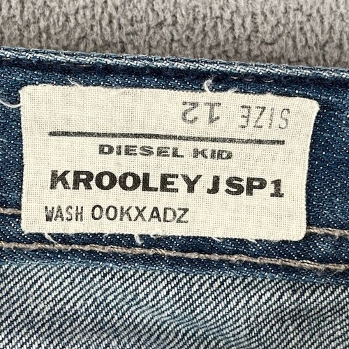 Diesel Jeans Slim Carrot Stretch Dark Blue Wash Krooley 27x30 Teen 12 - Picture 9 of 15