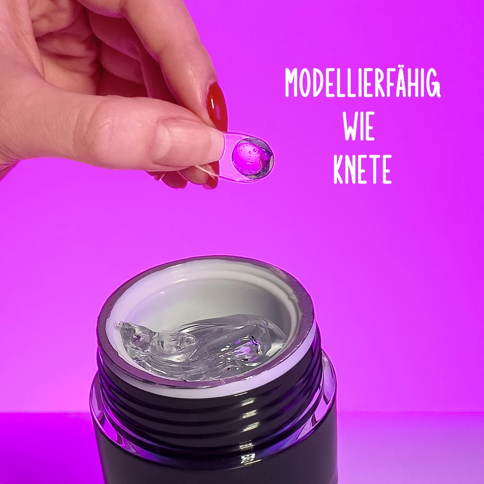 Press On Tip Nail Glue Gel 10g 30g Click Solid Fake Ballerina Stiletto 3D Art - Bild 3 von 4