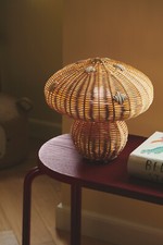 Nordlux Allie Tischlampe Braun Tischleuchte Kinderleuchte Rattan Lampe Leuchte