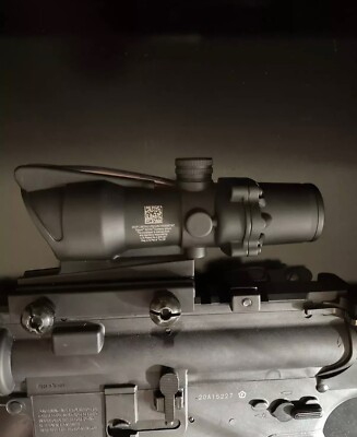 ACOG Red 4x32mm ACOG Fiber Optics Scope Chevron Reticle W/ Logo