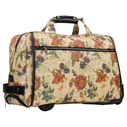 Patricia Nash Argentella Large Trolley Bag Luggage Parisian Newspaper DUST BAG - Picture 2 of 19