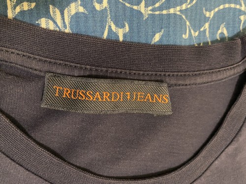 T-SHIRT TRUSSARDI JEANS UOMO, TAGLIA L,COL. BLU, PERFETTE CONDIZIONI, COME NUOVA - Foto 3 di 5