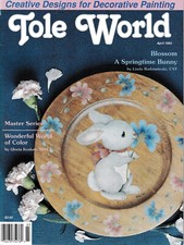 Vtg 93 Tole World 10 Decorative Painting Projects Patterns Instructions Magazine