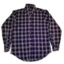 Vintage Pendleton Woolen Mills Virgin Wool Button Up Shirt USA Made Size Large