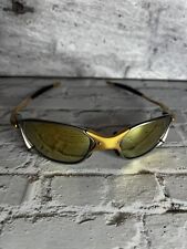 Oakley XX 24k Gold and Carbon Ruby Iridium Sunglasses