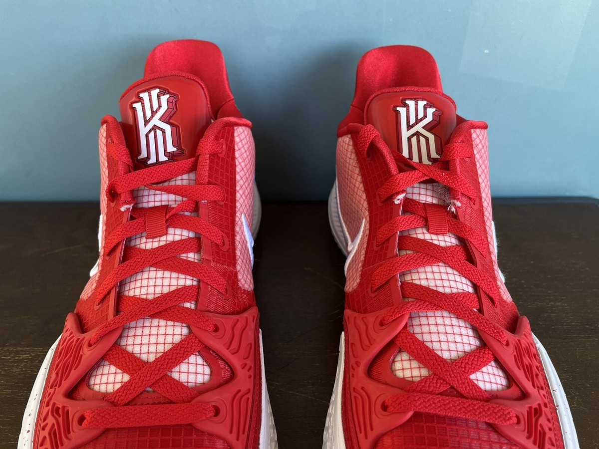 Nike Kyrie Low 4 TB University Red Basketball Shoes Men\'s Size 14.5 DM5041-603 Nike Kyrie Low 4 TB  main image 4