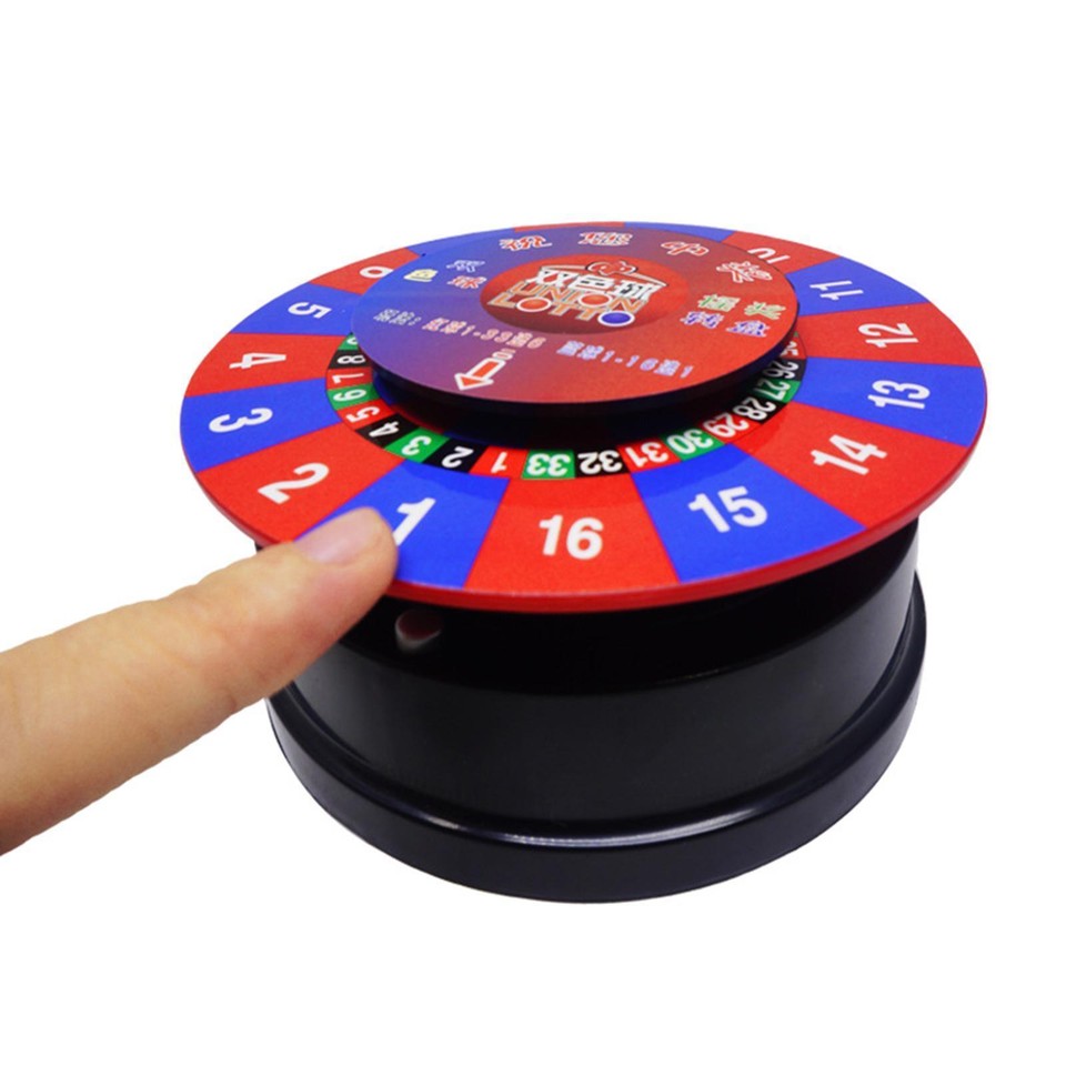 Tabletop Casino Games Electronic Roulette Game Party Roulette Wheel Set ...