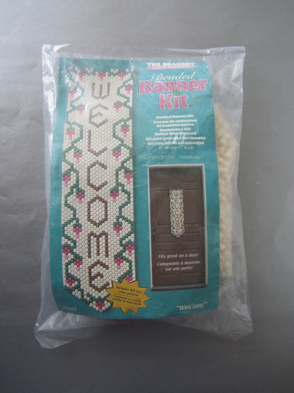 Welcome Beaded Banner Kit The Beadery Craft Products Hanging Banner Kit #5327