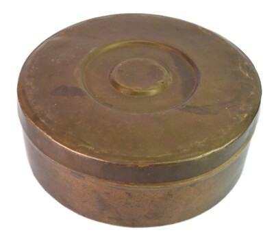 Indisch Rund Form Solid Messing Schmuckkästchen Alt Mehrzweck Kitchen Verpackung