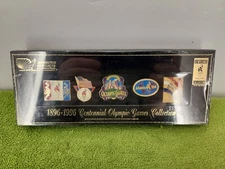 1896-1996 Atlanta Centennial Olympic Games Pins Collection 5 Imprinted Products
