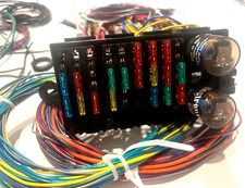 22 Circuit Wiring Harness Street Hot Rat Rod Custom Universal Wire Kit XL WIRES