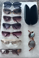 Nice Lot Of 8 Vintage Women's Sunglasses Fashionable Frames 8pc Lot