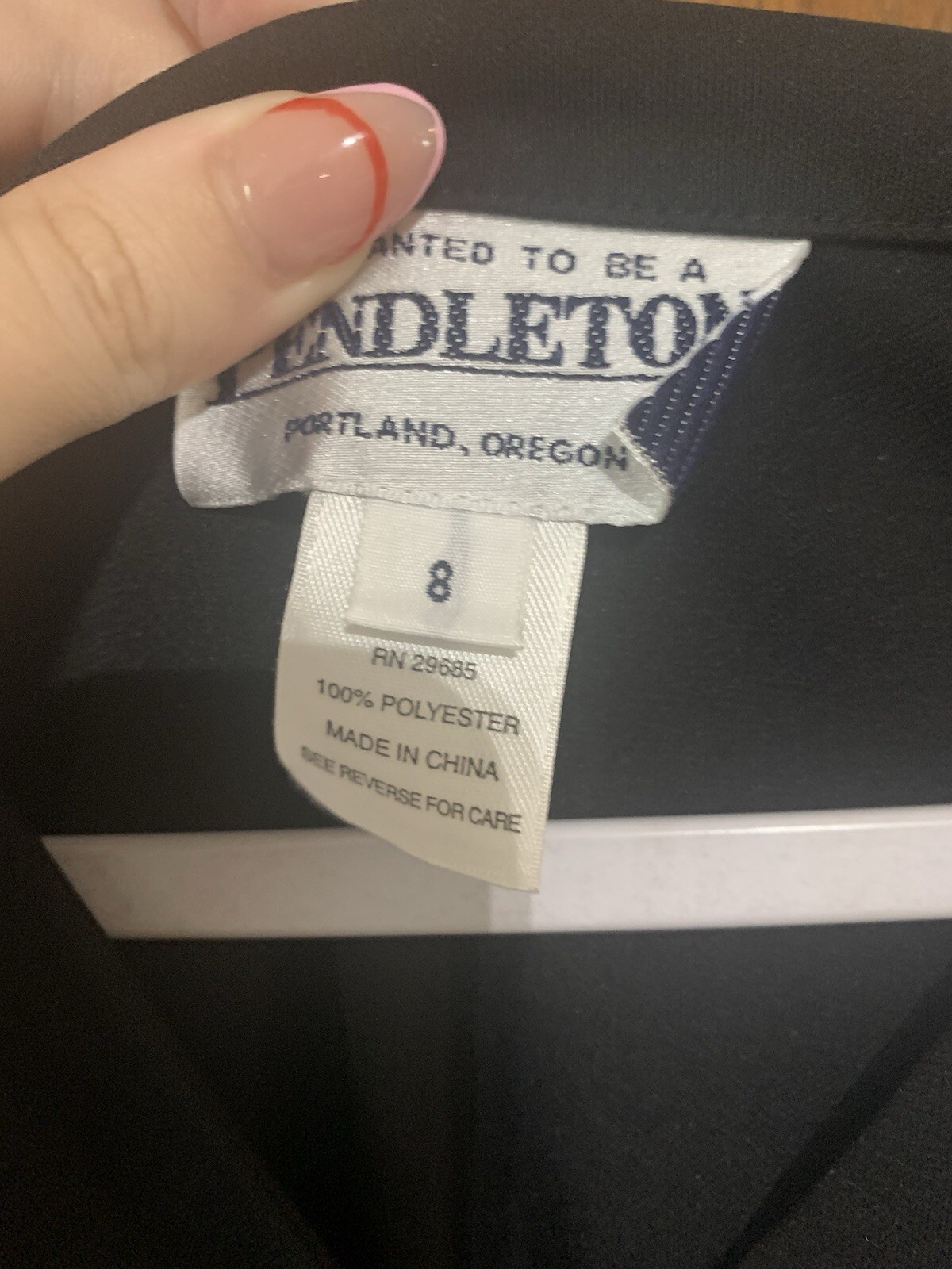 Pendleton.  Button-down blouse. Womens. Size 8.  … - image 3