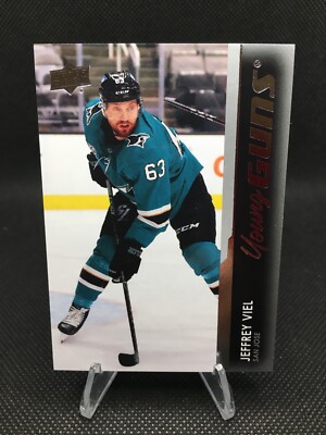 Jeffrey Viel 2021-22 UD Series 1 Young Guns Rookie Card #233 San Jose Sharks