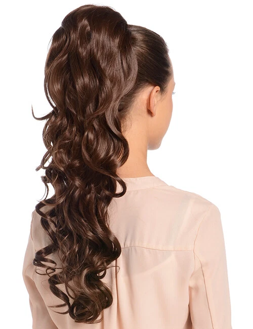 Curly Thick Koko Ponytail Clip comb Hair Extensions Drawstring Like Human Hair - Image 3 of 4