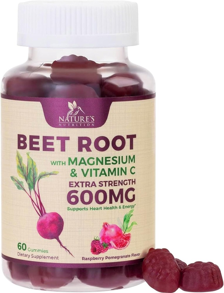 Beets Soft Chews Gummies with Beetroot & Magnesium - Circulation Support