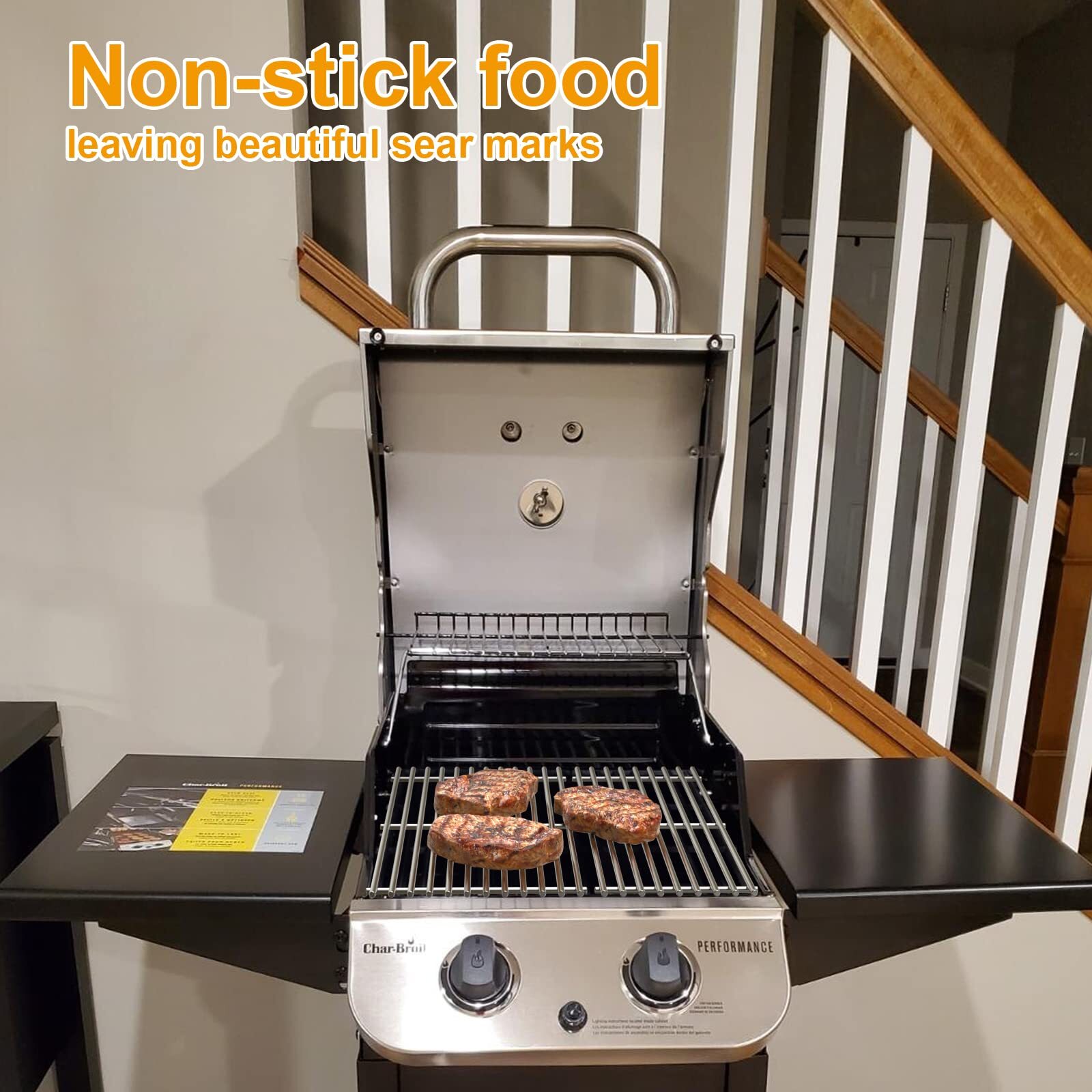 Grill Cooking Grids Grates for Charbroil Performance 2 Burner GrillParts for ...