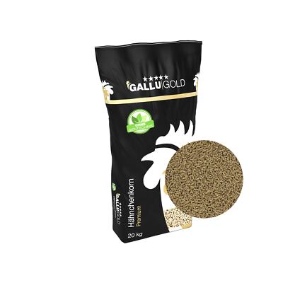 GALLUGOLD Geflügel & Hühnerfutter Premium Futter Broiler 20 kg Mastfutter Hühner