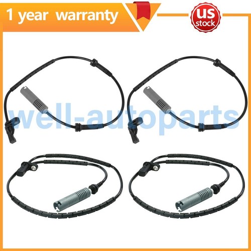 4X FRONT & REAR ABS SENSOR FOR BMW 1 3 Series E90 E91 E92 E93 E81 E82