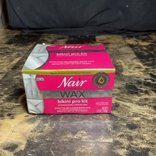 Nair Bikini Pro Kit Hair Removal Wax Kit Microwaveable Stripless Wax 3.5oz(J3)