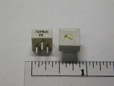 10 Vintage Helitrim 72PR2K 2K Ohm 3/8"Single Turn Cermet Trimming Potentiometers