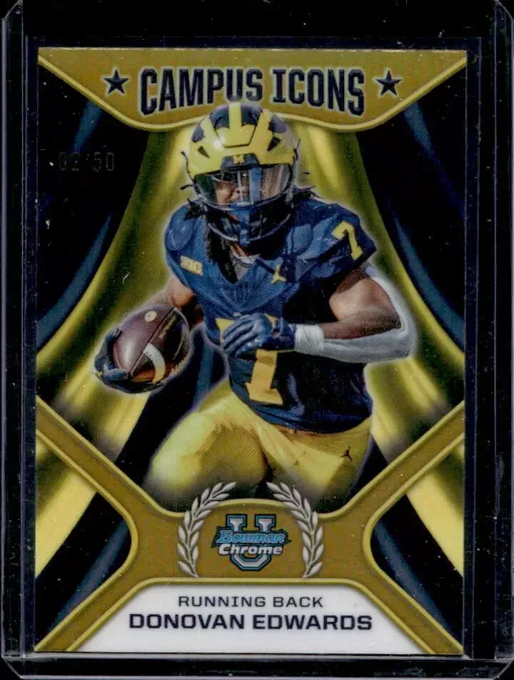 Donovan Edwards trading card