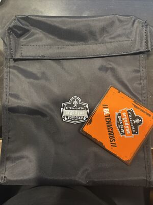 Carry Pouch for Full Respirator Masks, Straps to Attach Around Belt, Cover Flap.