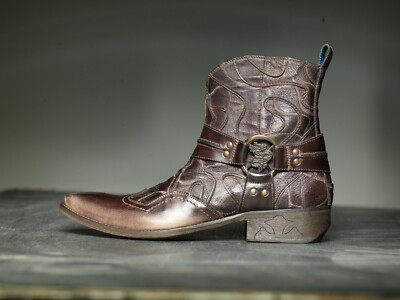 Mark Nason Rock Lives Men’s Leather Dragon Boots Size 8 Made In Italy 67479 Mark nason leather dragon - Gem main image 3