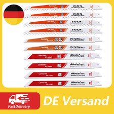 10STK Säbelsägeblätter Holz+Metall 228+240mm Sägeblatt Fuchsschwanz Tigersäg