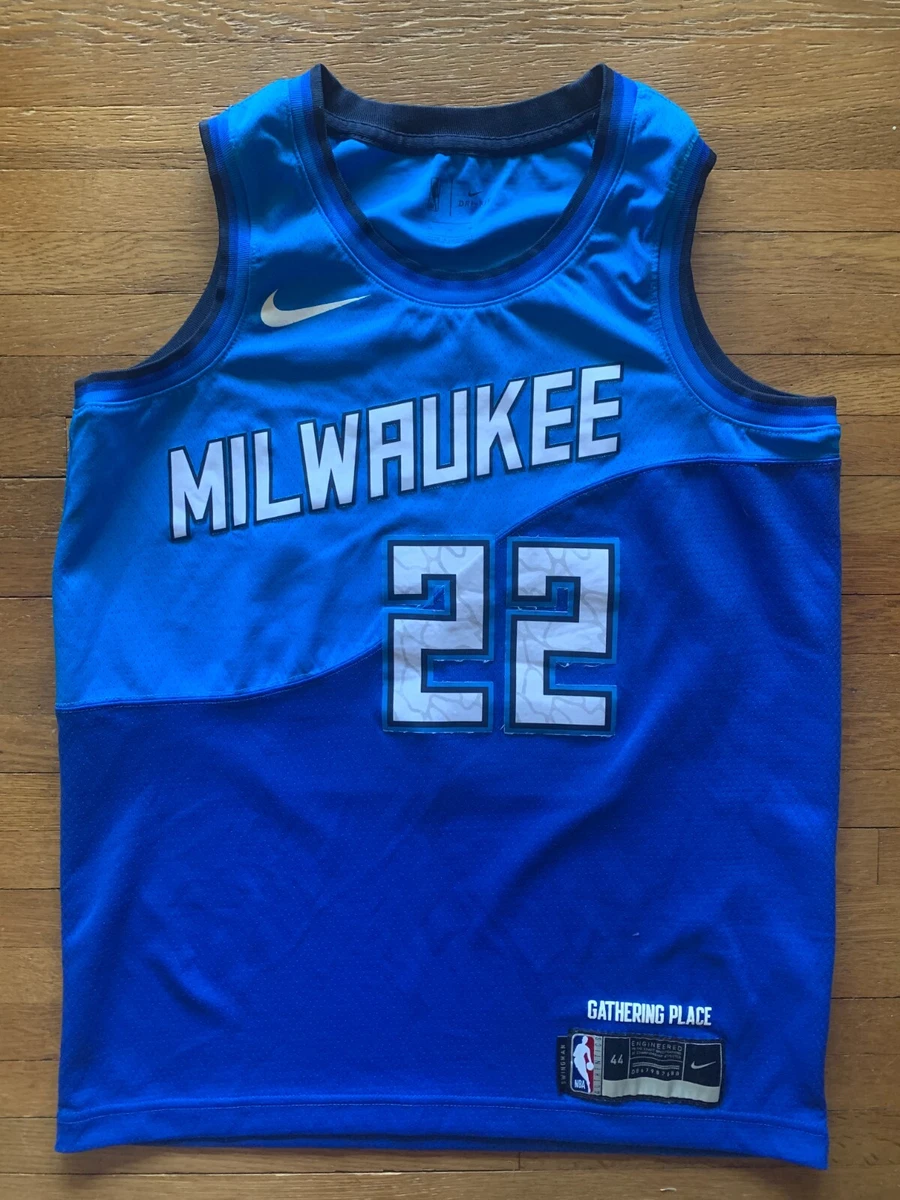 Nike 2020-21 City Edition Khris Middleton Milwaukee Bucks Swingman Jersey / x Large