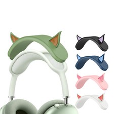 Cat Ear Charms Headband Beam Decorative Silicone Cover for Airpods Max Headphone