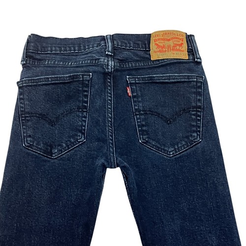 Jeans Levi's 519 skinny slim fit blu scuro uomo 28W 29L denim elasticizzato zip mosca - Foto 8 di 15