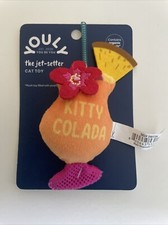 Youly The Jet Setter Kitty Colada Contains Organic Catnip Interactive Toy.