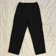 Comme des Gar ons Made In Japan 100 Wool Pull On Drawstring Pants Black Size XS