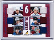 2011-12 PINNACLE STARTING 6 AVALANCHE HEJDUK O'REILLY VARLAMOV STASTNY MUELLER +