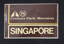 Century Park Sheraton Singapore Sticker
