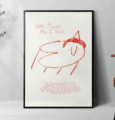 Men I Trust 'Oncle Jazz' Poster 