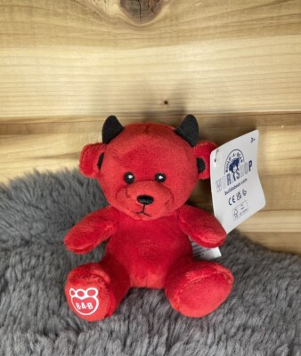 Build A Bear Red Devil Devilishly Cute Plush Wristie Wristlet