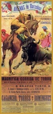 Decor POSTER.Home room Art.Interior Design.Plaza de Toros.Barcelona.Torero.7001