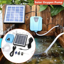 Solar Teich Sauerstoff Pumpe Luftpumpe Aquarium Wasser Oxygenator Bel&uuml;fter Pumpe