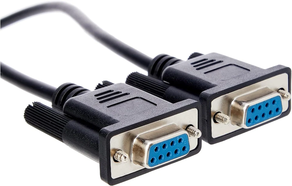 StarTech.com 1m Black DB9 RS232 Serial Null Modem Cable F/F - DB9 Female to - Image 2 of 4