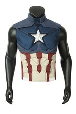 Avengers 4 Endgame Captain America Cosplay Costume Vest Halloween Cosplay