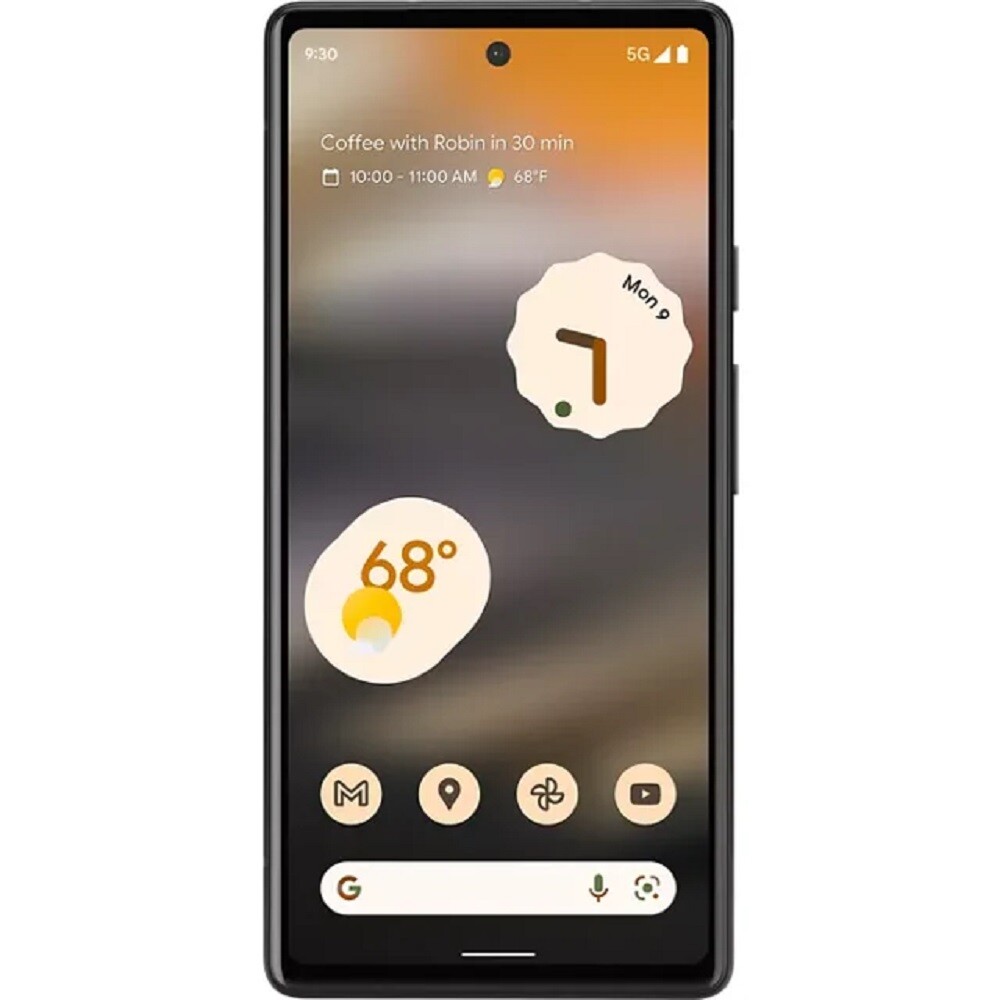 Google GA02998USPP Pixel 6A, 128GB Black 12 (MP) Megapixels