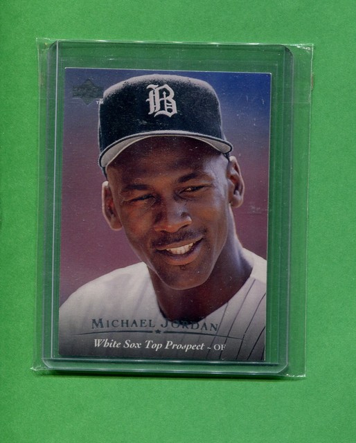 MICHAEL JORDAN BIRMINGHAM BARONS 1995 UD MINOR LEAGUE BASEBALL CARD 45 