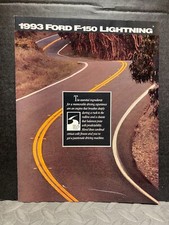 Original Dealer Vintage Brochure 1993 Ford F-150 Lightning