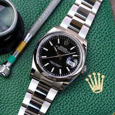 ダンベル② Rolex Datejust II 41mm Stainless Steel Black Index Dial