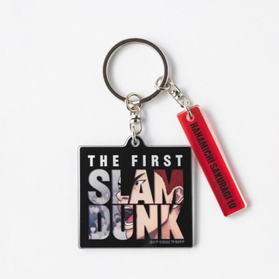 The First Slam Dunk Acrylic Keychain Strap & Post card Sakuragi