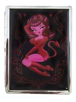 Fluff She Devil Metal Id Holder Business Cards Fluff She Devil Metal Id Holder Business Cards