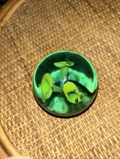 Paper Weight Sea Tuplis In Lime Green Made In Denmark High Quality