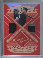 2019 Leather & Lumber and Dual Jersey/Glove 23/25 Nick Delmonico Nicky 6fs